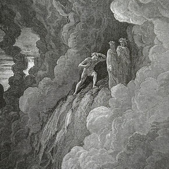 Dore, Envious, Third Terrace, Divine Comedy, Engraving Art Print ~ 250803-WH 705 - Picture 3 of 4